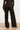 25759 – Smashed Lemon PU broek met rechte pijp | Black