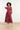 25773 – Smashed Lemon Chiffon maxi jurk met lurex detail | Aubergine - Muticolour