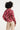 25774 – Smashed Lemon Chiffon blouse met lurex draad | Aubergine - Muticolour