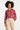 25774 – Smashed Lemon Chiffon blouse met lurex draad | Aubergine - Muticolour