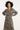 25775 – Smashed Lemon Midi jurk van satijn viscose met Aztec print | Black - Sand