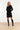 25783 – Smashed Lemon Pailletten jurk met satijnen strikdetail | Black