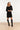 25783 – Smashed Lemon Pailletten jurk met satijnen strikdetail | Black