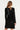 25783 – Smashed Lemon Pailletten jurk met satijnen strikdetail | Black