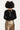 25784 – Smashed Lemon Pailletten top met satijnen strik op de rug | Black