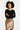 25784 – Smashed Lemon Pailletten top met satijnen strik op de rug | Black