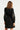 25796 – Smashed Lemon Jurk met handgeborduurde mouwen en ceintuur | Black - Silver