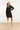 25799 – Smashed Lemon Jacquard jurk met lurex en ceintuur | Black - Gold
