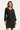 25799 – Smashed Lemon Jacquard jurk met lurex en ceintuur | Black - Gold
