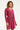 25818 – Smashed Lemon travel jurk met ceintuur | Aubergine