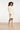 Bouclé Jas met Ceintuur | Off White