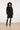 Bouclé Jas met Ceintuur | Black