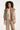 Faux Fur Gilet met Opstaande Kraag | Taupe