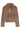 Korte Faux Fur Jas met Kraag | Taupe