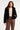 Korte Faux Fur Jas met Kraag | Black