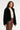 Korte Faux Fur Jas met Kraag | Black