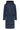Lange Gewatteerde Jas met Capuchon | Navy