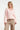 Gebreide Top met V-Hals en Strikdetail | Baby Pink