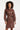Faux Leather Jurk met Tailleceintuur | Brown