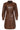 Faux Leather Jurk met Tailleceintuur | Brown