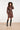 Faux Leather Jurk met Tailleceintuur | Brown