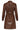 Faux Leather Jurk met Tailleceintuur | Brown