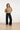 Cropped Jack van Faux Suède | Taupe