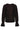 Top van Kant met Bloemenmotief | Dark Brown