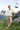 Blouse met Geborduurde Bladapplicaties en Paillettendetails | Off White