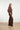 Broek met Wijde Pijpen in Comfortabele Travel Quality | Brown