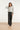 Rechte Pantalon van Faux Leather | Black