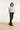 Rechte Pantalon van Faux Leather | Black