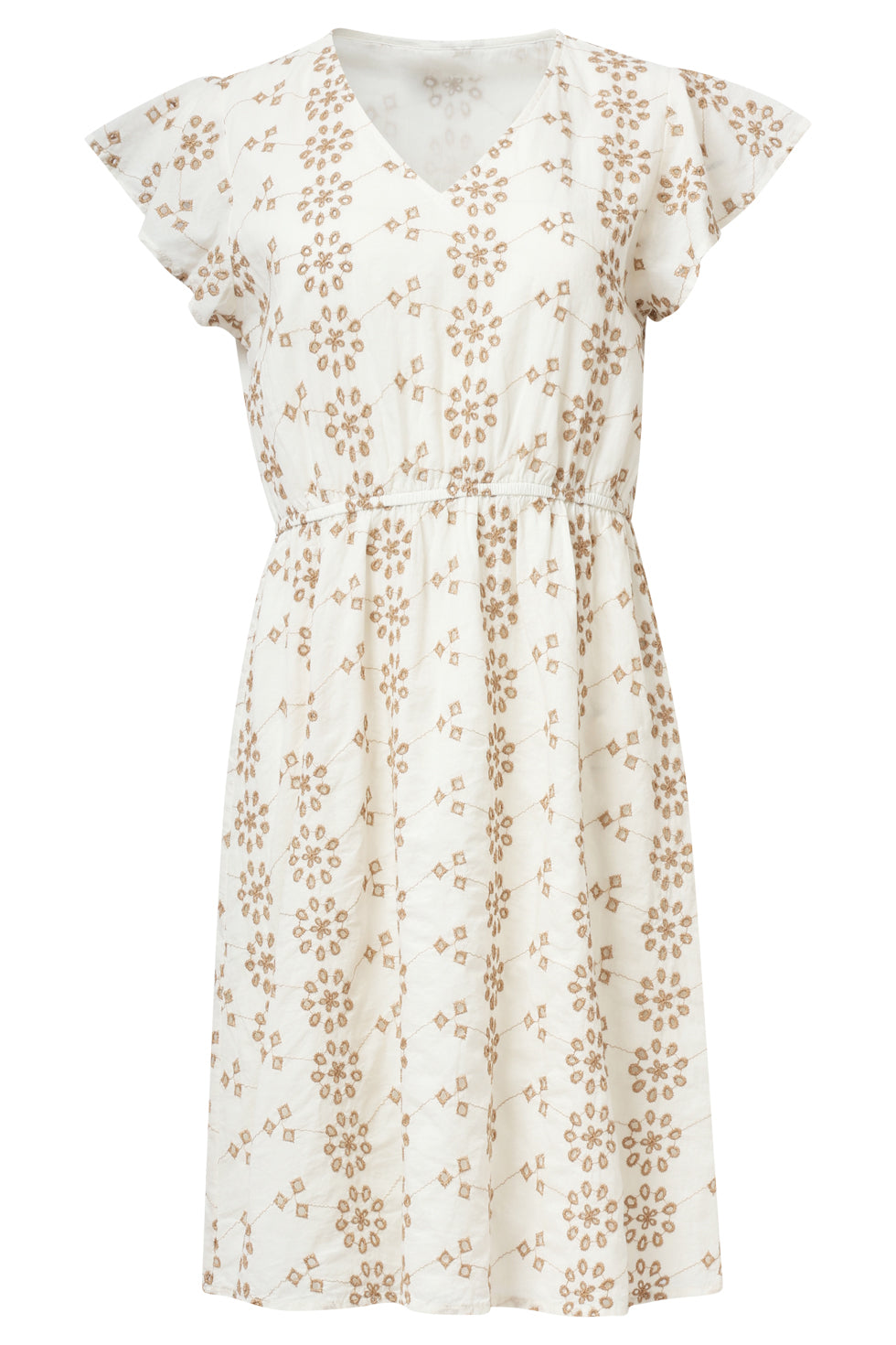 35011, Jurken | Sand-Off White