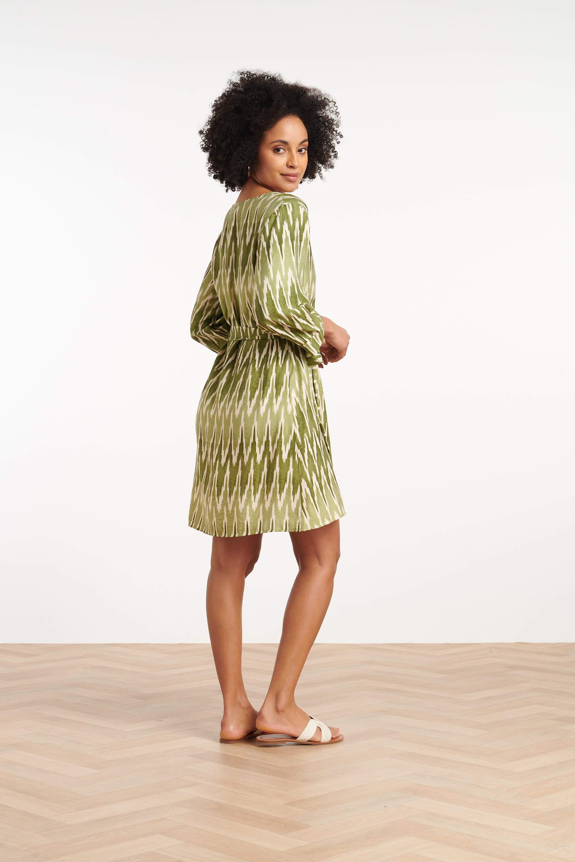 35143, Jurken | Army-Off-White