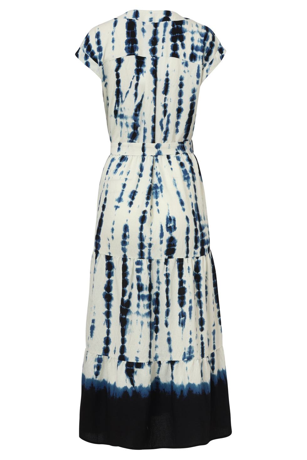 35144, Jurken | Off White - Navy