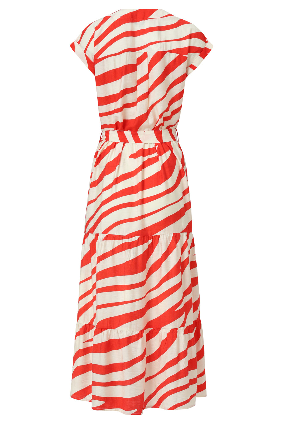 35155, Jurken | Sand-Red