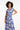 35172, Jurken | Off White - Cobalt