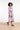 35184, Jurken | Off White - Purple