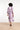 35184, Jurken | Off White - Purple