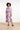 35184, Jurken | Off White - Purple