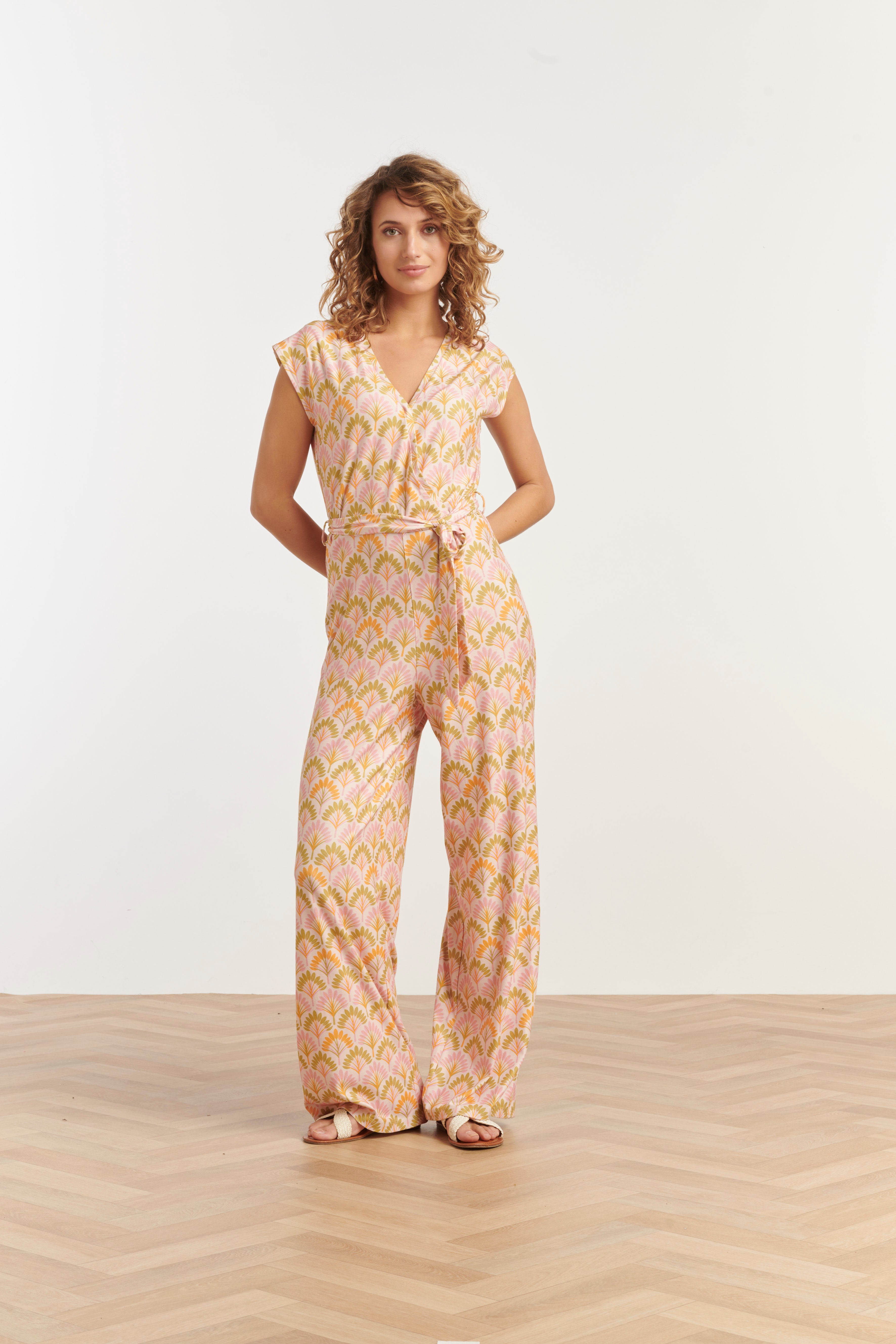 35189, Jumpsuits | Sand - Muticolour