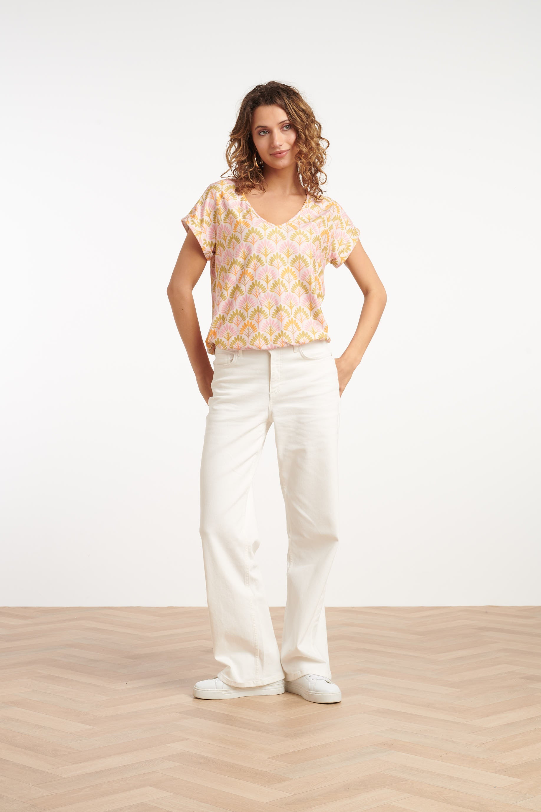 35190, Tops | Sand - Muticolour