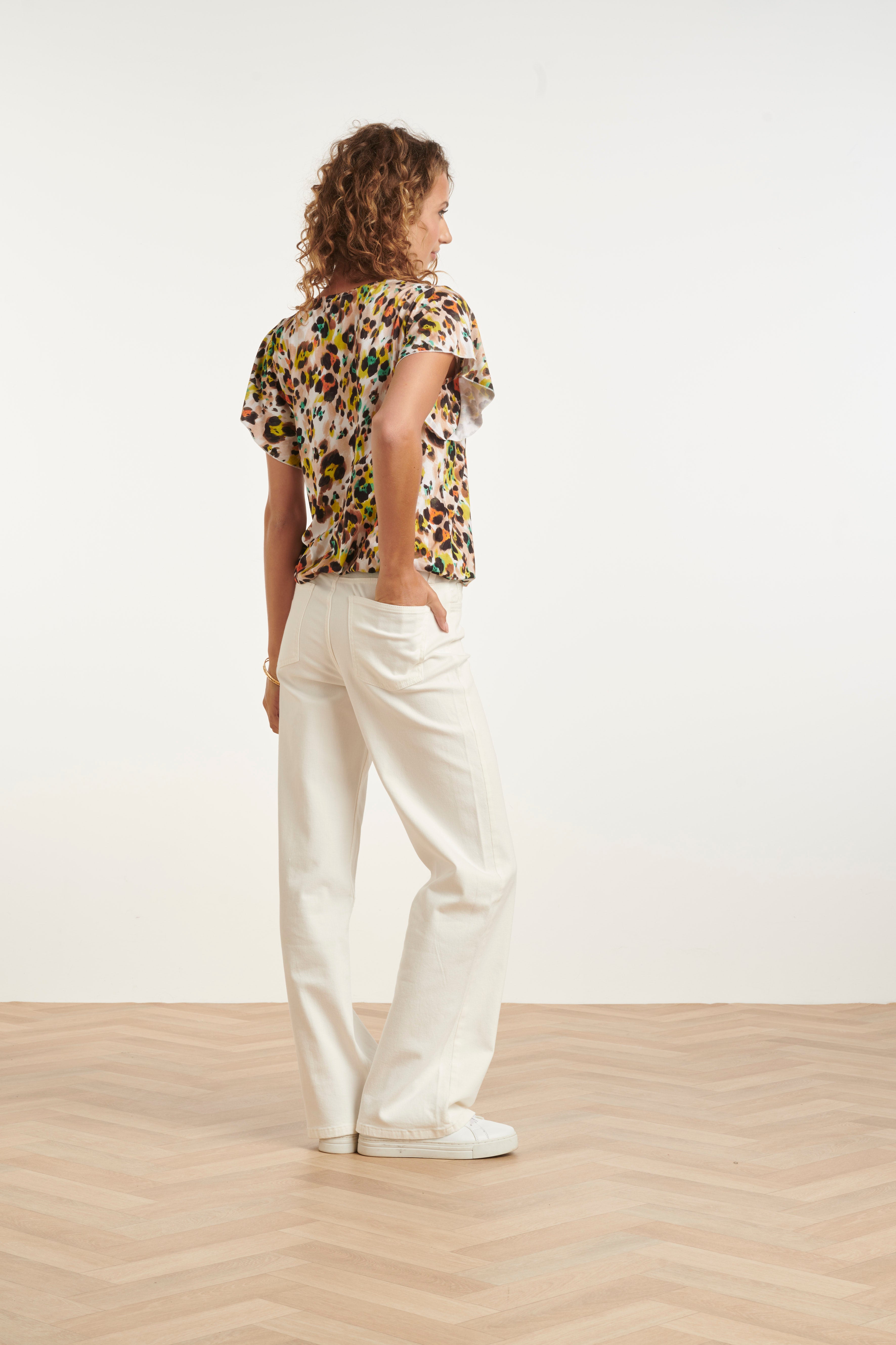 35219, Top | White - Muticolour