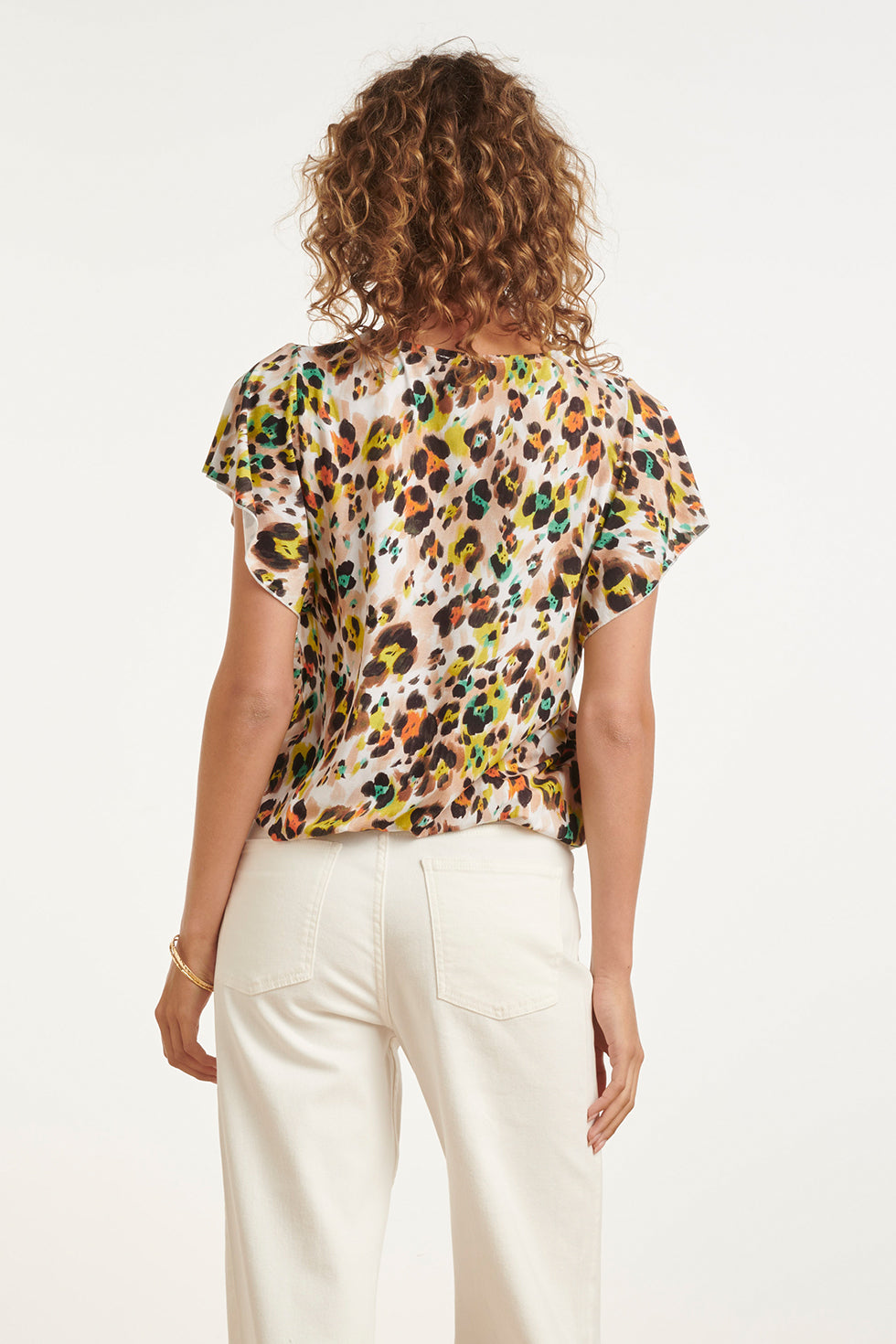 35219, Top | White - Muticolour