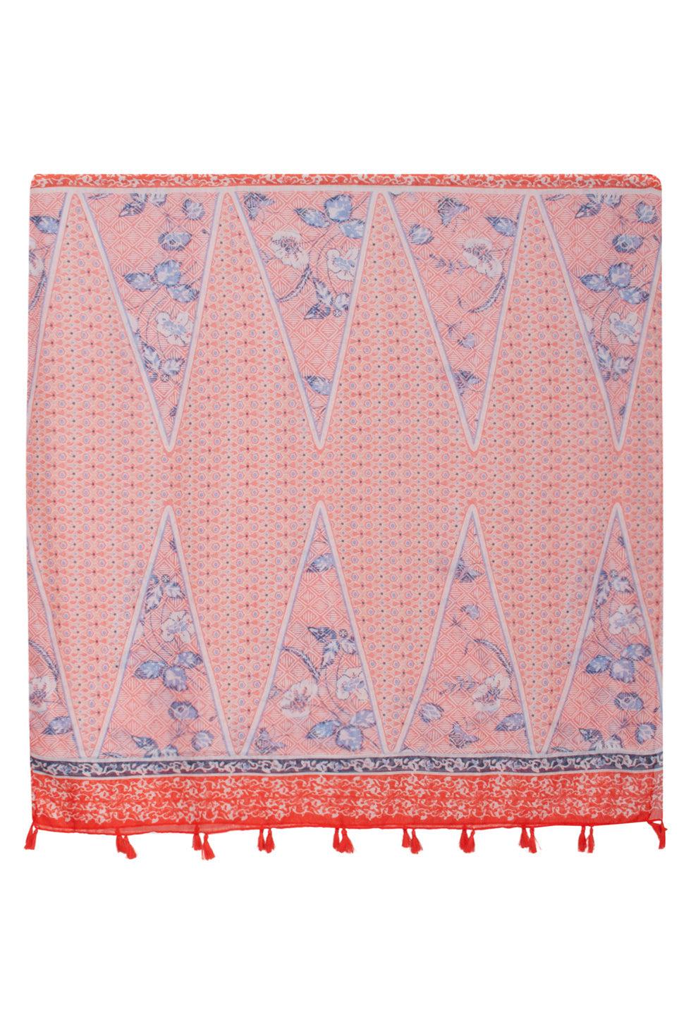 51005 Sjaal | Coral - Muticolour