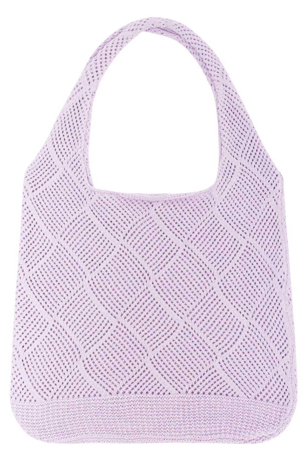 56003 Dames Lavendel Schouder Gehaakte Tas | Lavender
