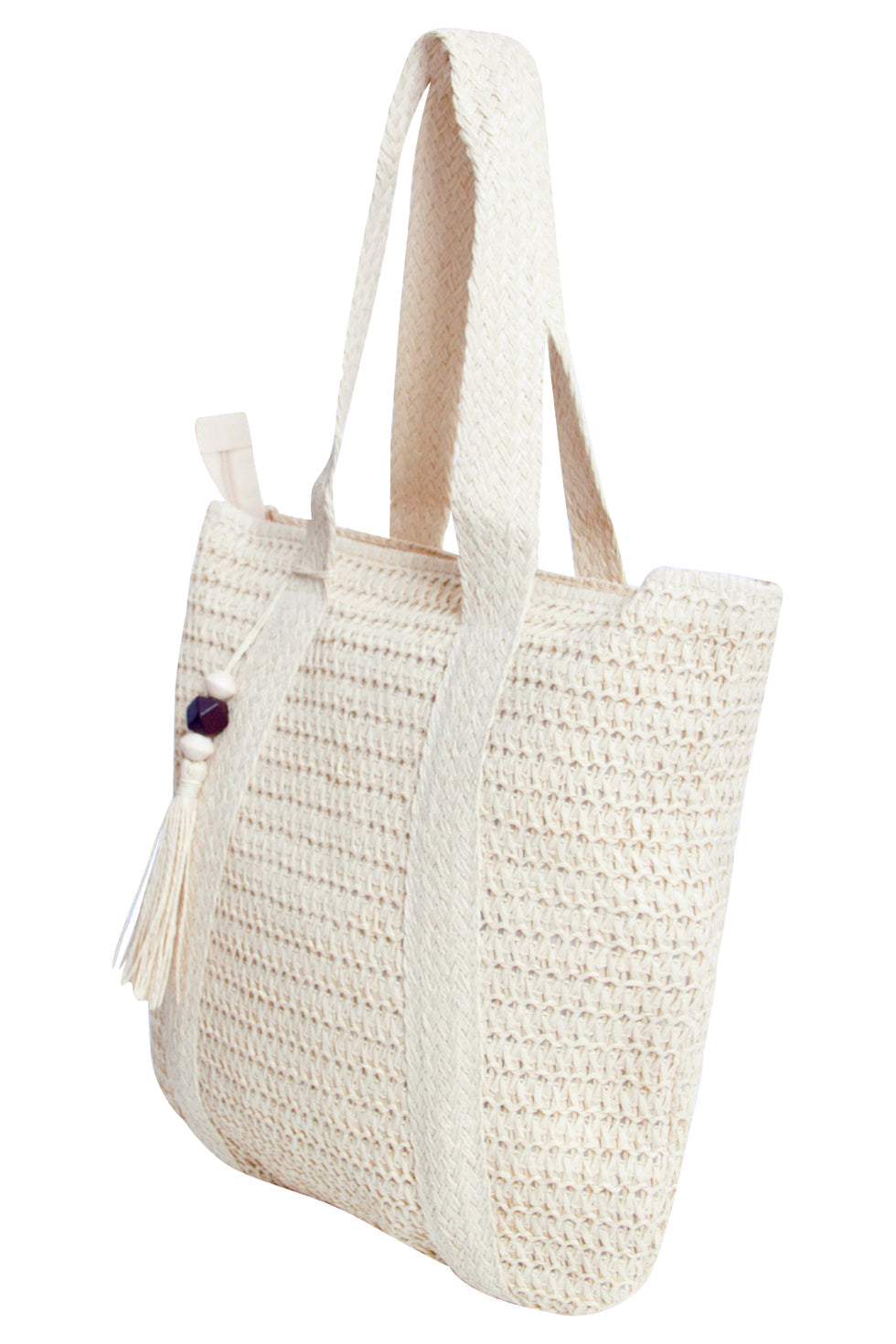 56008 Dames Schoudertas Van Papierweefsel - | Sand