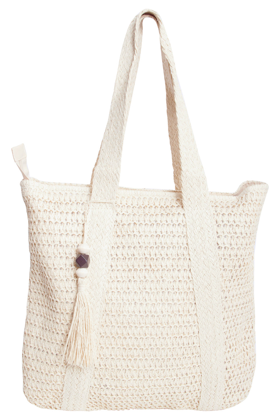 56008 Dames Schoudertas Van Papierweefsel - | Sand