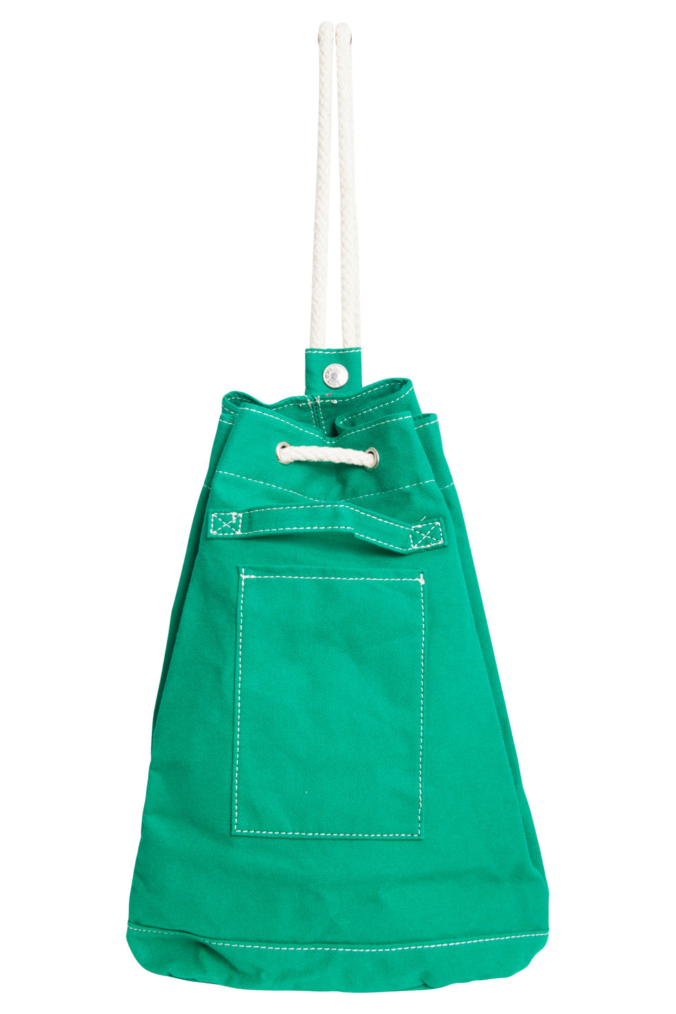 56009 Canvas Rugzak - Turkoois Met Touwbandjestrekkoordsluiting | Turquoise