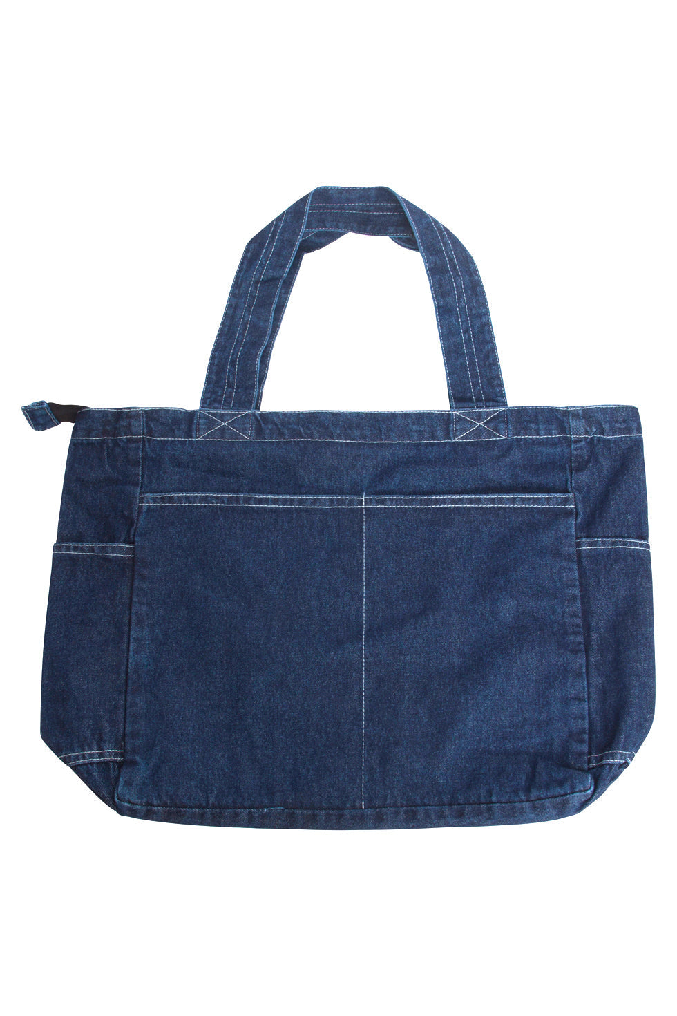 56011 Denim Schoudertas Shopper Stijl - Indigo | Medium Blue Denim